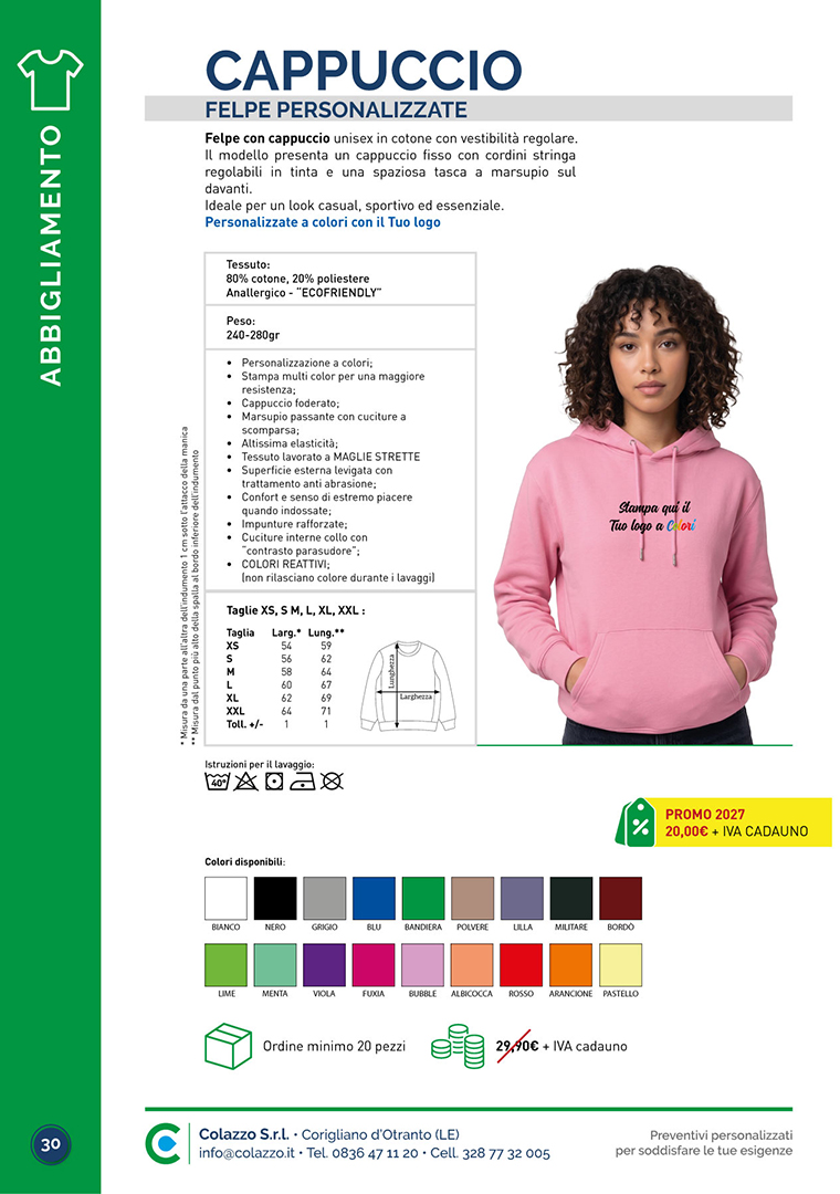 Catalogo di Prodotti Promozionali per Aziende di Colazzo Srl