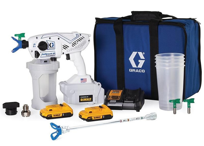 SaniSpray HP 20 Spruzzatore Portatile Cordless GRACO 25R945 - Sanificazione Ambienti Scuole